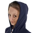 Equestro Gyerek kapucnis pulóver cipzárral és szivacsos betűkkel