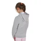 Equestro Gyerek kapucnis pulóver cipzárral és szivacsos betűzéssel