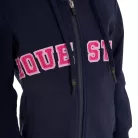 Equestro Gyerek kapucnis pulcsi cipzárral és szivacs betűkkel