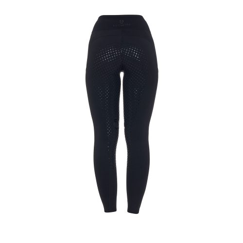 Női leggings perforált díszítéssel