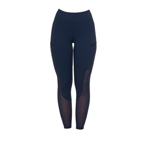 Női teljes tapadós leggings perforált betétekkel