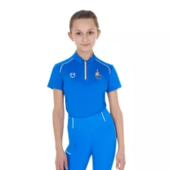 Equestro Gyerek unisex tréning póló Equestro X FISE