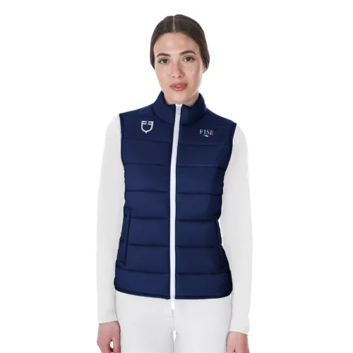 Női karcsú szabású mellény Equestro X FISE