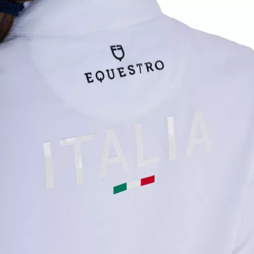 Lány hosszú ujjú verseny póló Equestro X FISE