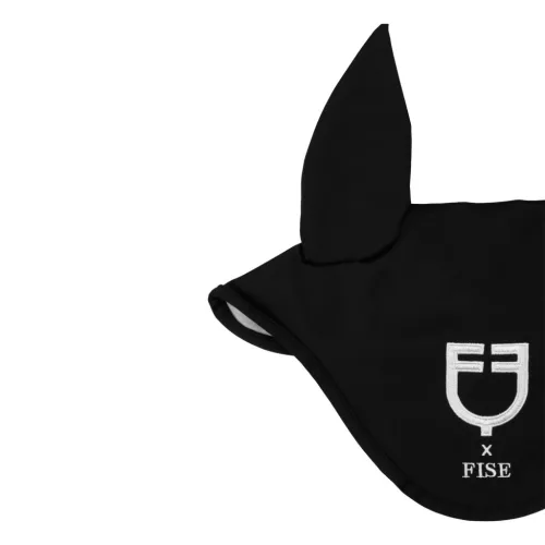 Technikai anyagból készült legyező fülvédő Equestro X FISE