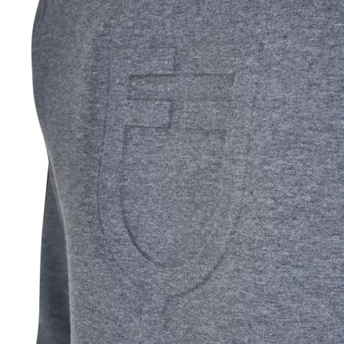 Equestro Férfi pamut pulóver logóval