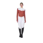 Női versenypóló technikai és hálós anyagból