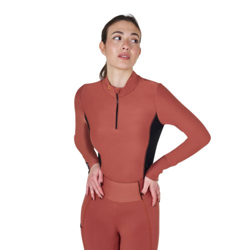 Equestro Női hosszúujjú technikai edzőpóló