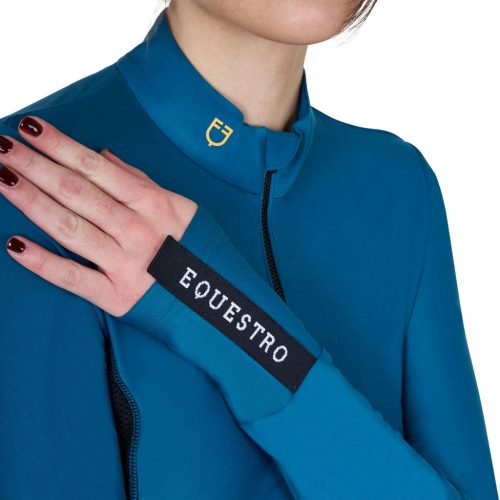 Equestro Női hosszú ujjú edző póló technikai anyagból