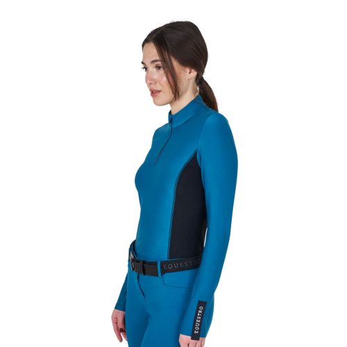 Equestro Női hosszú ujjú technikai edzőpóló