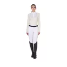 Női slim fit gombos versenypóló