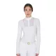 Női slim fit gombos verseny póló