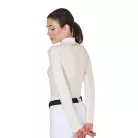 Női slim fit gombos verseny póló