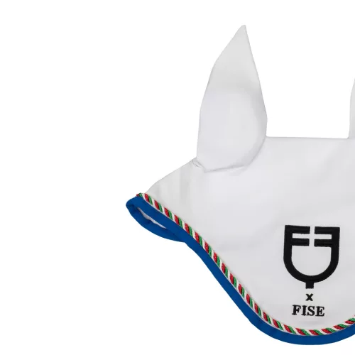 Olasz zászlós fülvédő Equestro X FISE