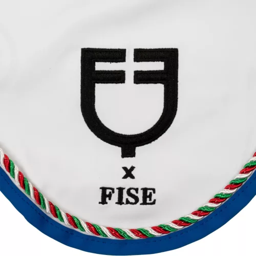 Olasz zászlós díszítésű legyező