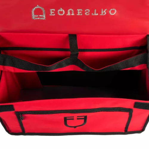 Equestro táska merev fogantyúval - burgundi
