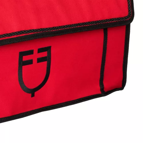 Equestro táska merev fogantyúval - burgundi