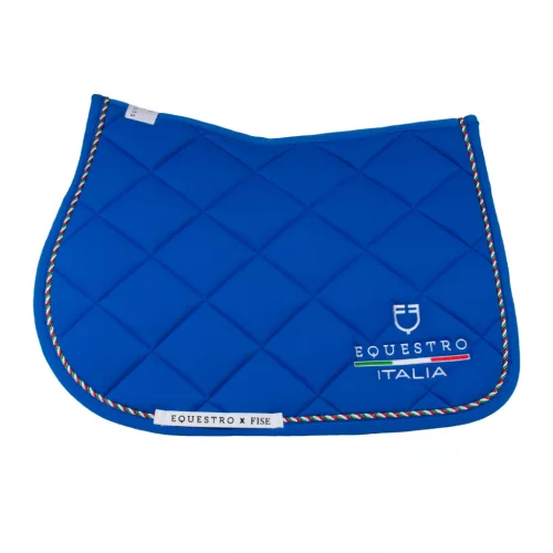 Ugró nyeregalátét olasz zászlós díszítéssel Equestro X FISE