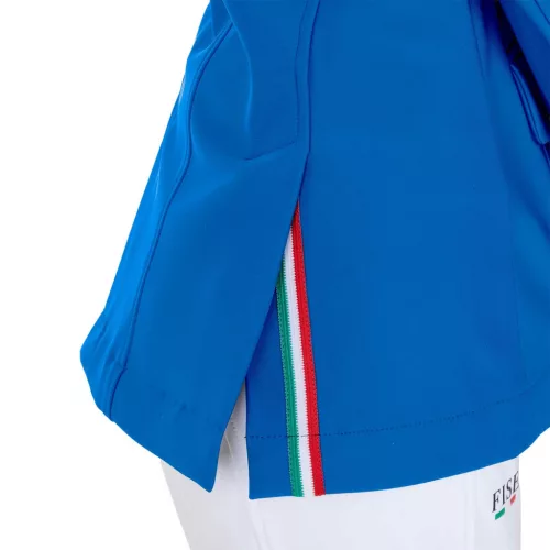 Gyerek unisex háromgombos versenyzakó Equestro X FISE