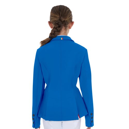 Gyerek unisex háromgombos versenyzakó Equestro X FISE