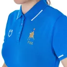 Női három gombos edzőpóló Equestro X FISE