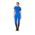 Női három gombos edzőpóló Equestro X FISE