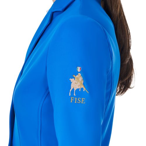 Női háromgombos versenykabát Equestro X FISE