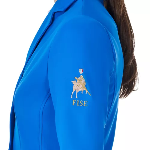 Női háromgombos versenykabát Equestro X FISE