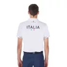 Férfi háromgombos edzőpóló Equestro X FISE