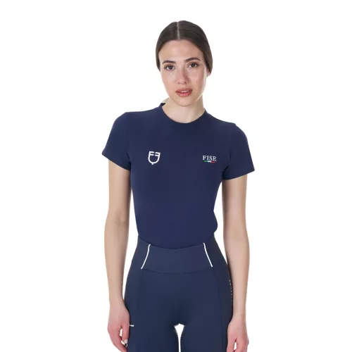 Női slim fit póló Equestro X FISE