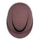 Női sisak széles árnyékkal és dombornyomott logóval