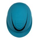 Női sisak széles árnyékolóval és dombornyomott logóval