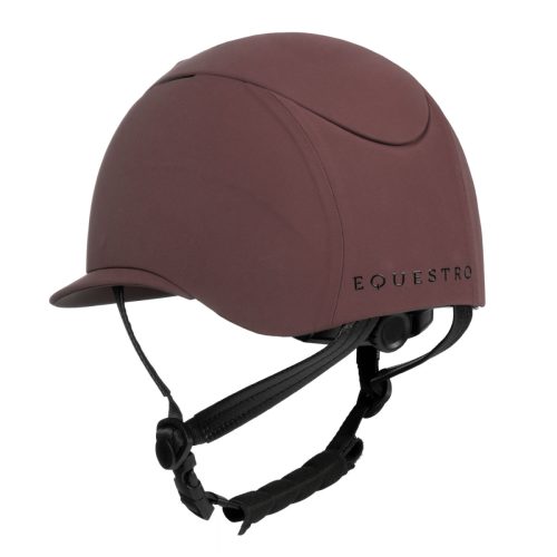 Női sisak széles árnyékolóval és dombornyomott logóval