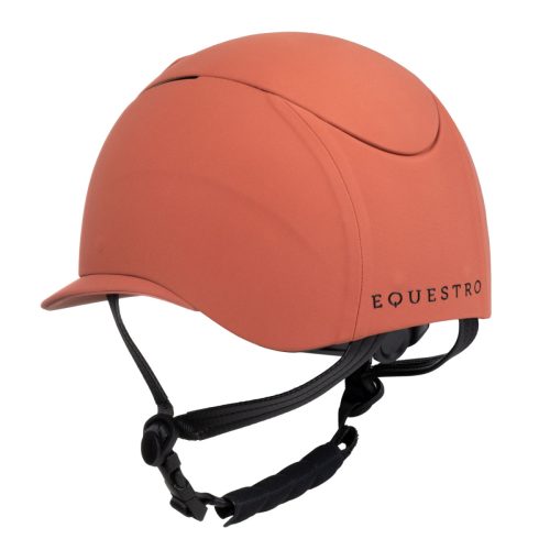 Női sisak széles árnyékolóval és dombornyomott logóval