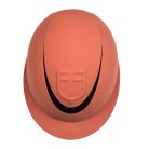 Női sisak széles árnyékolóval és dombornyomott logóval