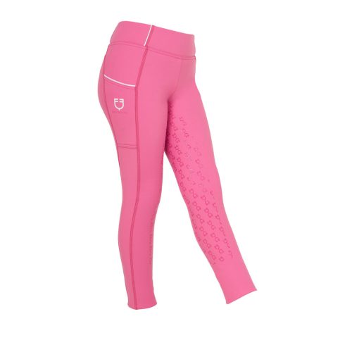 Lányok slim fit grip leggings logóval