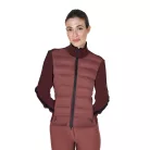 Equestro Női nylon és kötött dzseki zipzárral