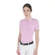 Equestro Női slim fit polo felső légáteresztő anyagból