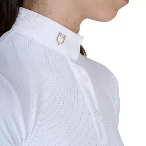 Lányok slim fit lélegző versenypóló
