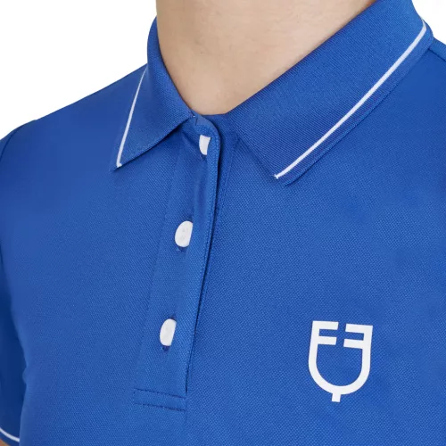 Equestro Gyerekeknek készült slim fit póló antibakteriális technikai anyagból