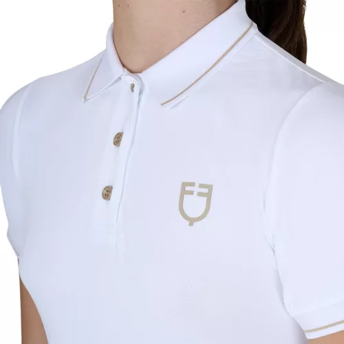 Equestro Gyerekeknek készült, slim fit póló antibakteriális technikai anyagból