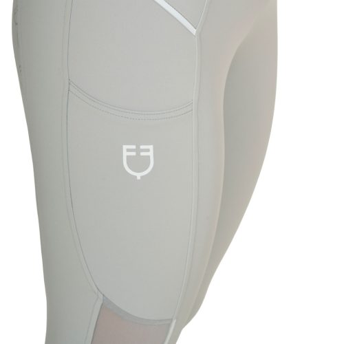 Női karcsú szabású leggings mikroszálas betétekkel