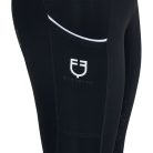 Lányok karcsú illeszkedésű tapadó leggings logo-val