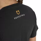 Equestro Lány slim fit póló rózsaszín csillogó logó