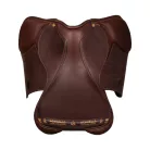 Bernini univerzális nyereg latex panelekkel, 16,5", sötét barna
