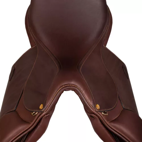 Bernini univerzális nyereg latex panelekkel, 16,5", sötét barna