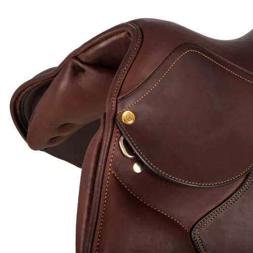 Bernini univerzális nyereg latex panelekkel, 16,5", sötét barna