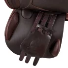Bernini univerzális nyereg latex panelekkel, 16,5", sötét barna