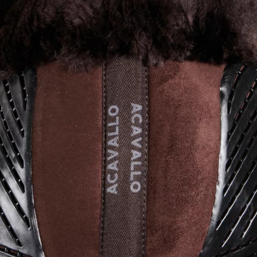 Pad MF-S JCCS-S CW-CS Suede Cut-out Sheepskin Gel Grip Flat - Barna