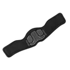 Anatómiai díjlovas heveder gél pvc, 70 cm, fekete